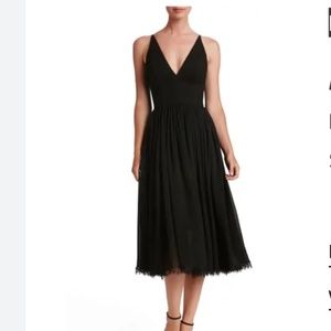 Dress the Population Alicia Mixed Media Midi Dress NWT